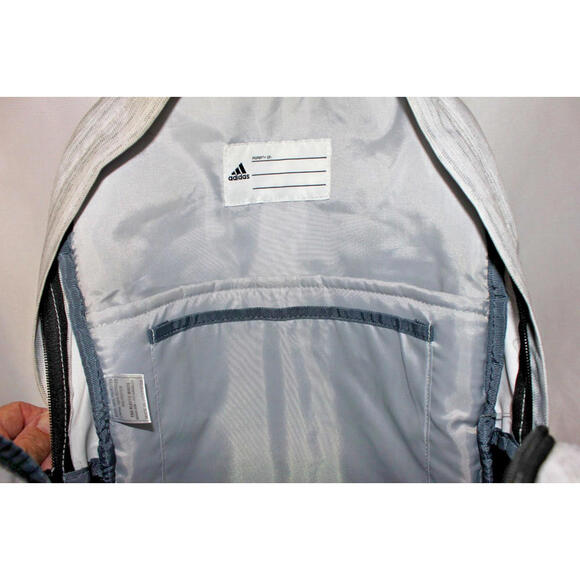 Adidas Unisex Prime 6 Backpack, Two Tone White/Black One Size, Laptop Sleeve - Picture 15 of 15